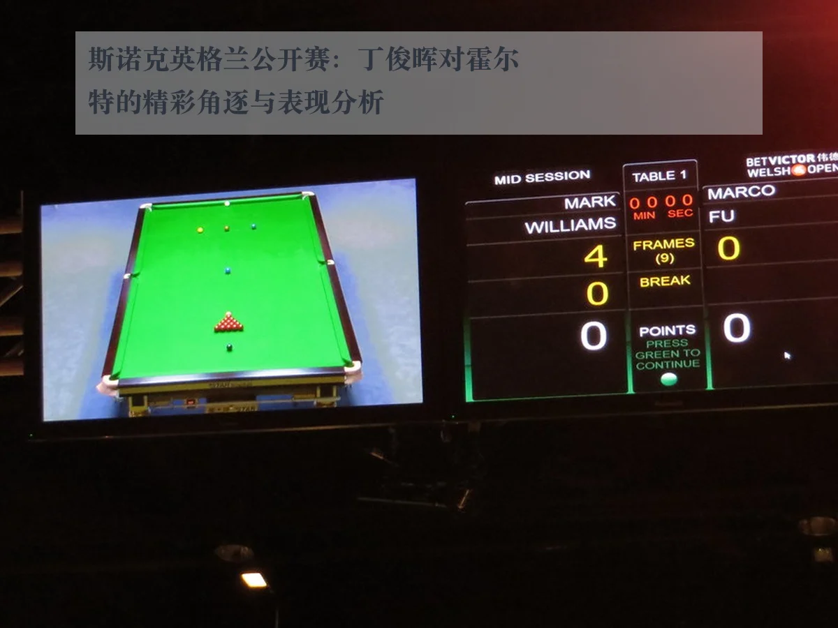 斯诺克英格兰公开赛:丁俊晖对霍尔特的精彩角逐与表现分析